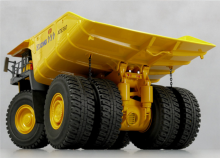 XCMG dump truck XDE360 mining heavy truck metal toy model for sale